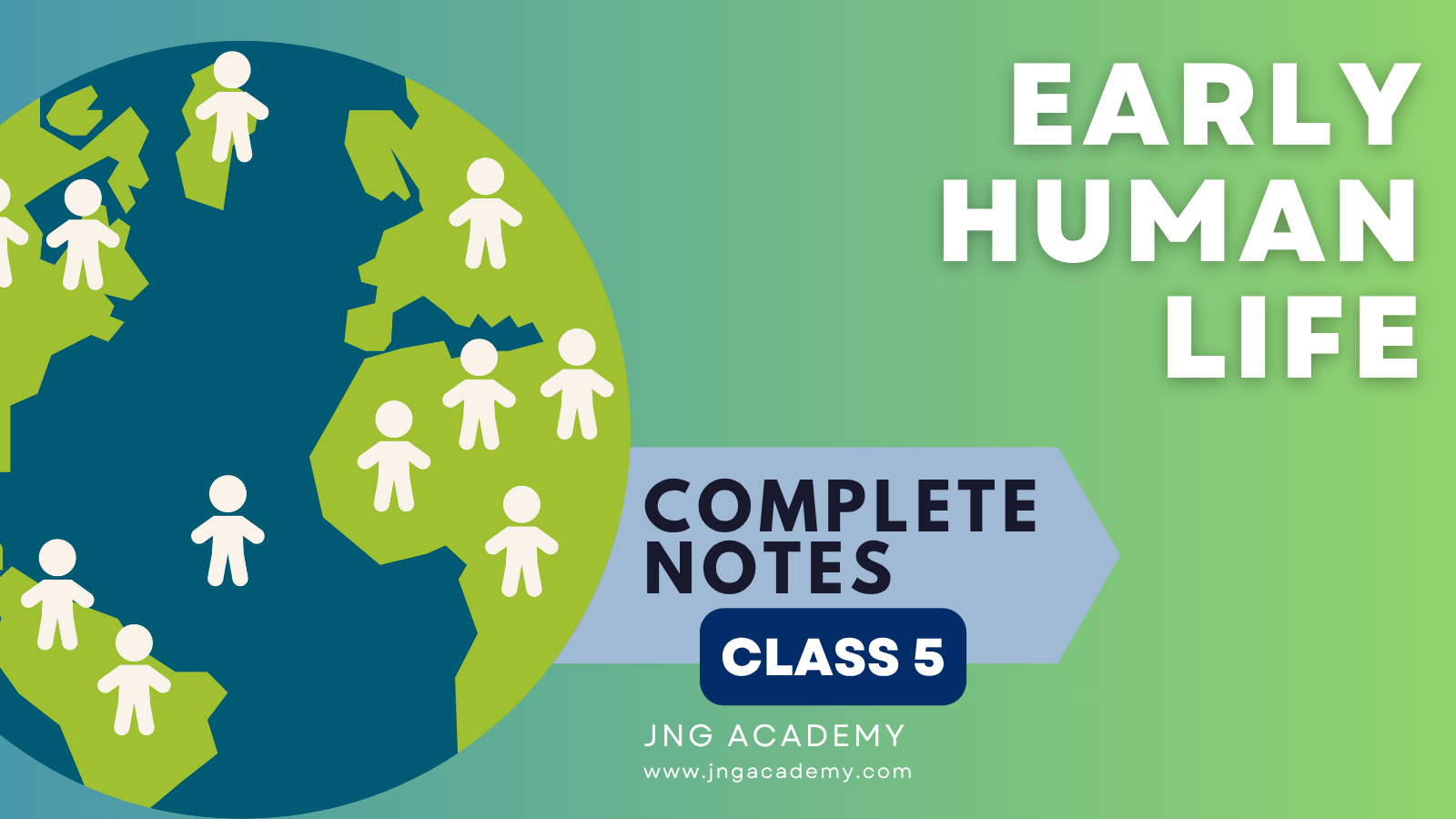 The Early Human Life Class 5 Complete Notes by JNG Academy (www.jngacademy.com)